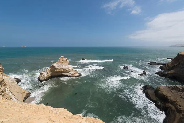 Национальный Заповедник Паракас Перу Основная Цель Заповедника Защита Морской Экосистемы — стоковое фото