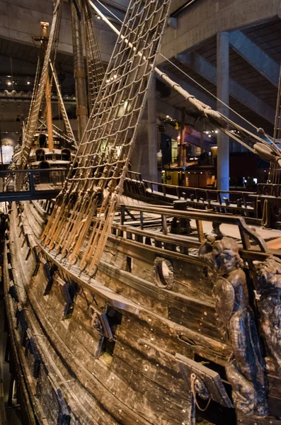 Suecia Circa Junio 2016 Museo Vasa Estocolmo Exhibe Buque Vasa — Foto de Stock