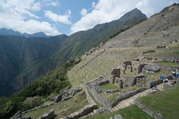 马丘比丘城堡在秘鲁 南美洲 — 图库照片