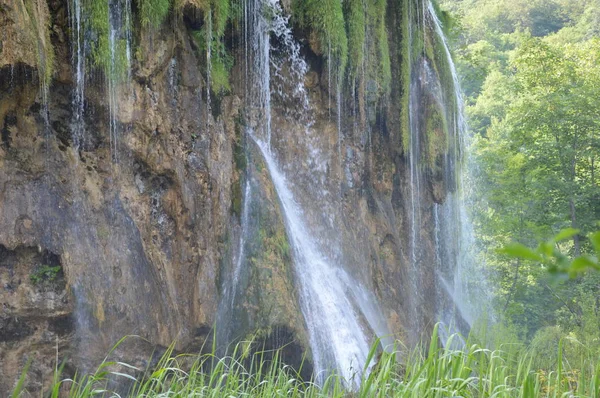 Laghi Plitvice Parco Nazionale Delle Cascate Croazia — Foto Stock