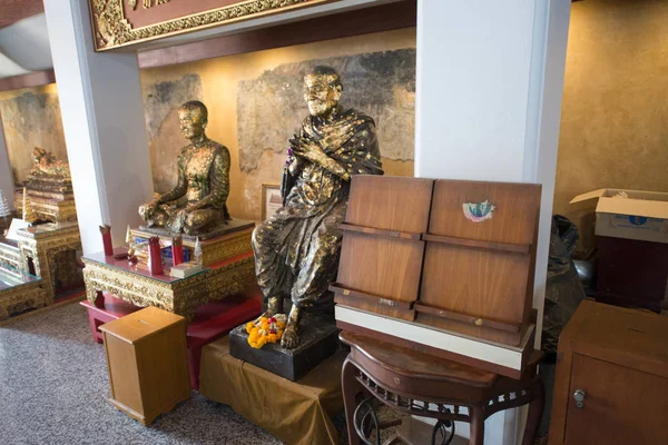 Thailand Circa Februari 2016 Mensen Een Boeddhistische Tempel Thailand — Stockfoto