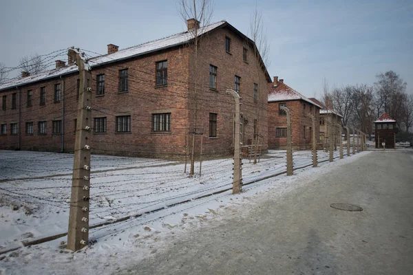 Oswiecim, Polonya-27 Ocak 2014-eski bir Nazi imha toplama kampı Auschwitz II, Avrupa 'nın en büyük 27 Ocak 2014 Oswiecim içinde