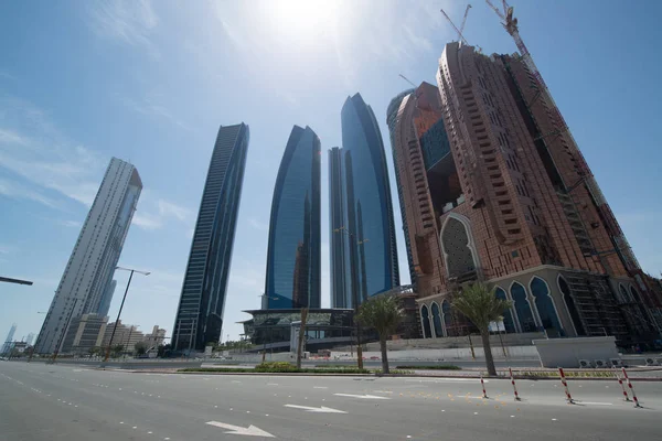 Abu Dhabi Juin 2014 Bâtiment Shining Towers Juin 2014 Abu — Photo