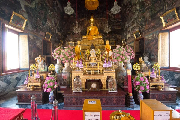 Ταϊλάνδη Γύρω Στις 2016 Φεβρουαρίου Άδειος Βουδιστικός Ναός Στην Ταϊλάνδη — Φωτογραφία Αρχείου