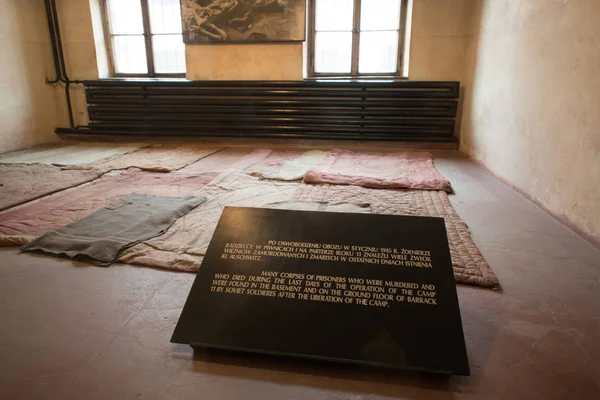 Auschwitz Birkenau Antigo Campo Extermínio Nazi Brzezinka Polônia Perto Oswiecim — Fotografia de Stock