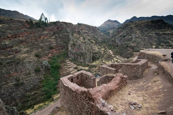 Ruiny Pisac Pobliżu Pisac Sacred Valley Peru — Zdjęcie stockowe