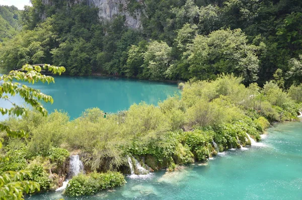 Plitvicemeren Nationaal Park Kroatië — Stockfoto