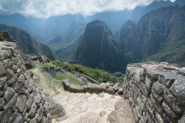 Peru'daki Machu Picchu kalesi, Southa Amerika