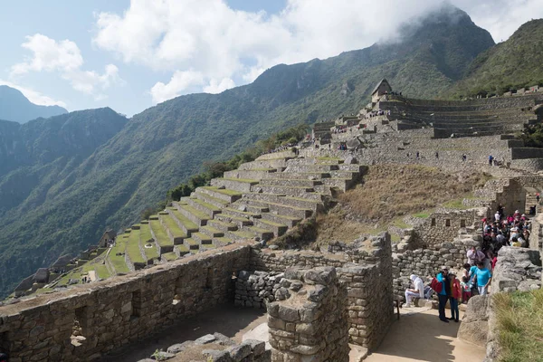 马丘比丘城堡在秘鲁 南美洲 — 图库照片