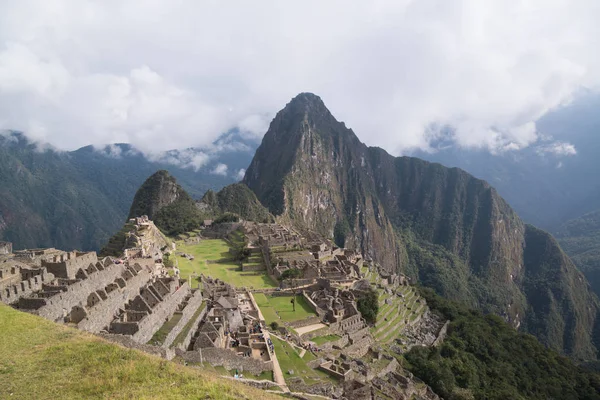 Machu Picchu Fellegvára Peruban Southa Amerikában — Stock Fotó
