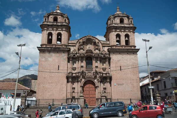 Cusco Peru Cca Září 2017 Chrám Katedrály Plaza Armas Cusco — Stock fotografie