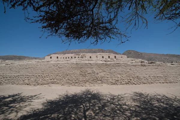 Ερείπια Των Παρεντόνες Κοντά Στη Νάζκα Ica Περού — Φωτογραφία Αρχείου