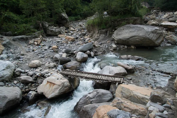 Annapurna Caminata Santuario Nepal Himalaya — Foto de Stock