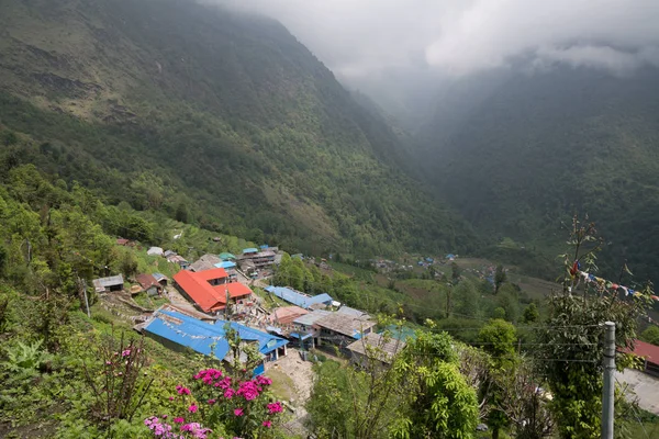 Annapurna Sanktuarium Trek Nepalu Himalaya — Zdjęcie stockowe