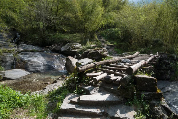 Annapurna Caminata Santuario Nepal Himalaya — Foto de Stock