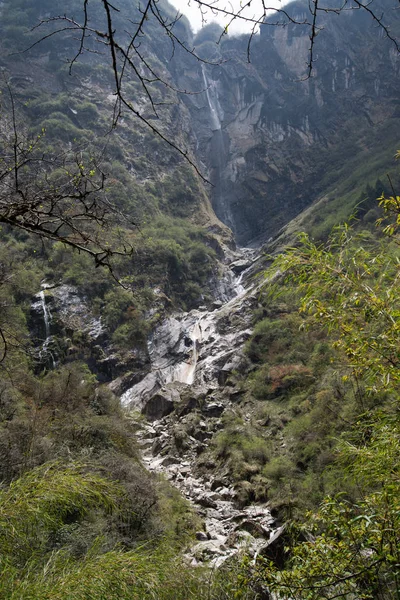 Annapurna Caminata Santuario Nepal Himalaya — Foto de Stock