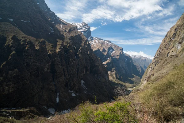 Annapurna Caminata Santuario Nepal Himalaya — Foto de Stock