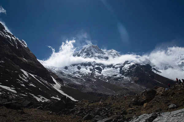 Útočiště Annapurny Nepálu Himálaji — Stock fotografie