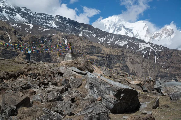 Útočiště Annapurny Nepálu Himálaji — Stock fotografie