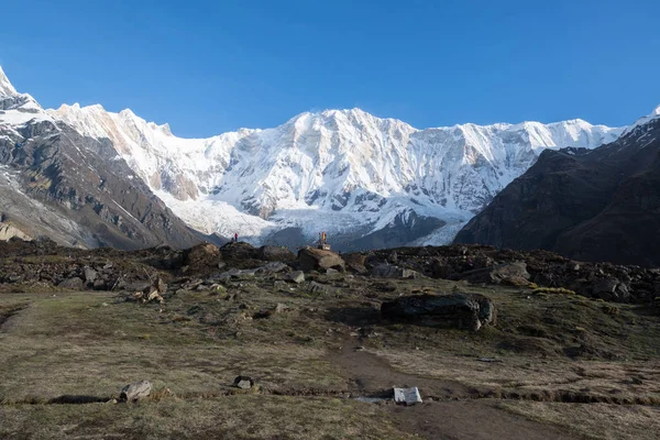 Annapurna Sanctuary Trek Nepal Himalaya — Stockfoto