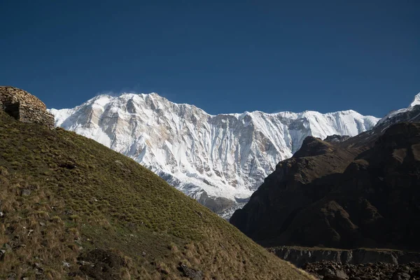 Annapurna Caminata Santuario Nepal Himalaya — Foto de Stock