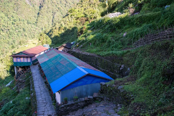 Annapurna Sanktuarium Trek Nepalu Himalaya — Zdjęcie stockowe