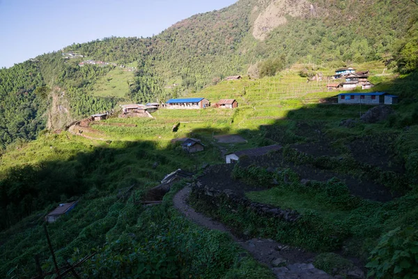 Caminhada Santuário Annapurna Nepal Himalaia — Fotografia de Stock