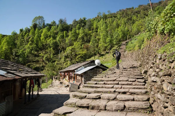 Annapurna Caminata Santuario Nepal Himalaya —  Fotos de Stock