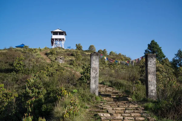 Trekking Nel Santuario Dell Annapurna Nepal Himalaya — Foto Stock