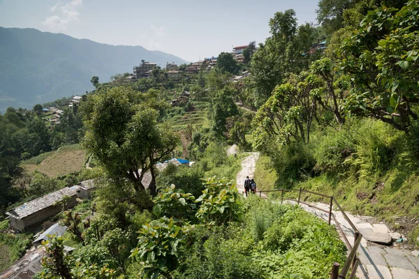 Аннапурна Святилище Гималаях Непала — стоковое фото