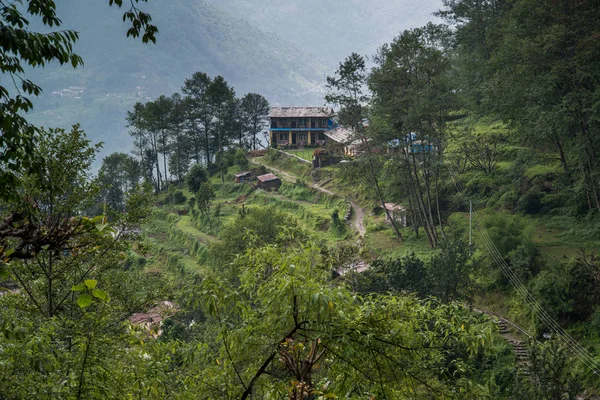 Annapurna Caminata Santuario Nepal Himalaya — Foto de Stock