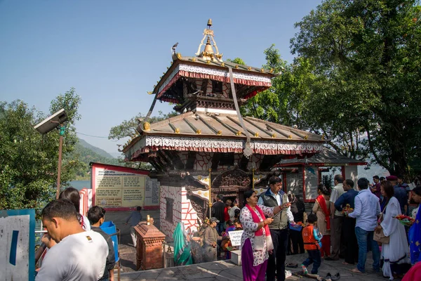 尼泊尔美丽的寺庙背景 — 图库照片