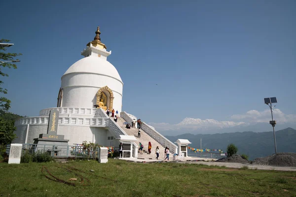 Mooie Tempel Nepal Achtergrond — Stockfoto