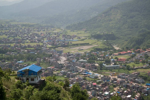 Panoramiczny Widok Oszałamiającą Górę Himalaya — Zdjęcie stockowe