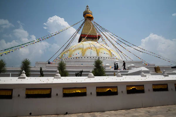 尼泊尔加德满都 2017年 尼泊尔加德满都的 Swayambhunath Stupa — 图库照片