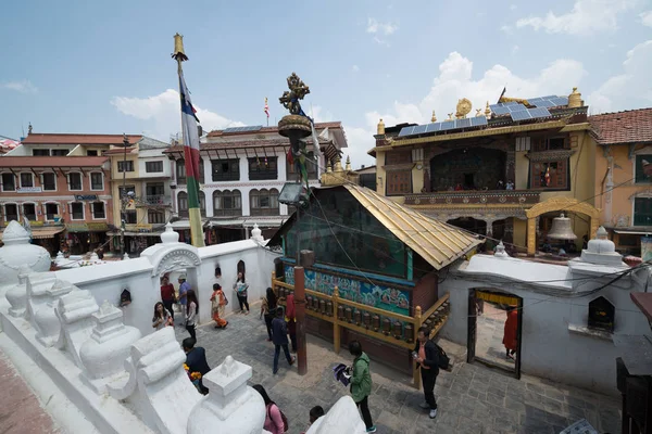 Kathmandu Nepál Cca Květen 2017 Pohled Swayambhunath Stupa Kathmandu Nepál — Stock fotografie