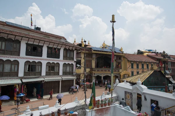 Kathmandu Nepal Circa May 2017 View Swayambhunath Stupa Kathmandu Nepal — Stock Photo, Image
