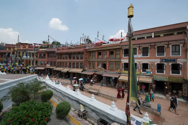 Kathmandu Nepál Circa Május 2017 Kilátás Swayambhunath Stupa Katmandu Nepál — Stock Fotó