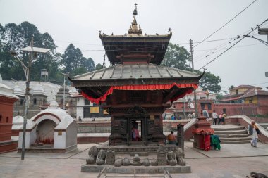Katmandu, Nepal, Mayıs 11, 2017: Nepal başkenti Thamel sokak, Kathmandu