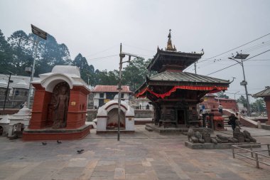 Katmandu, Nepal, Mayıs 11, 2017: Nepal başkenti Thamel sokak, Kathmandu