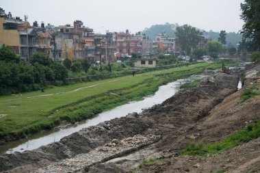 Katmandu, Nepal, yaklaşık Mayıs 2017: Katmandu şehir, Nepal görünümü 