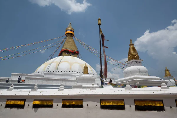 尼泊尔加德满都 2017年 尼泊尔加德满都的 Swayambhunath Stupa — 图库照片