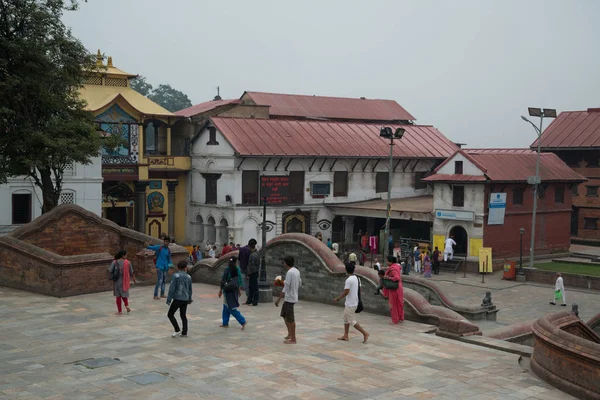 Катманду Непал Мая 2017 Года Улица Тамель Столице Непала Катманду — стоковое фото