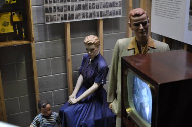 Las Vegas - Mayıs 2012: Mankenlerle müze içi