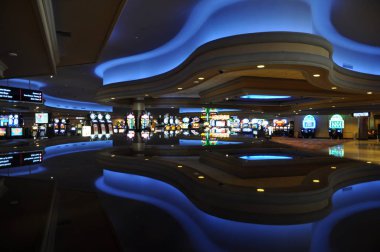 Las Vegas - Mayıs 2012: Las Vegas 'taki kumarhanenin içi 