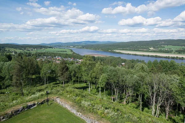 美丽的景观景观挪威自然从弗雷德里克斯滕节日 — 图库照片