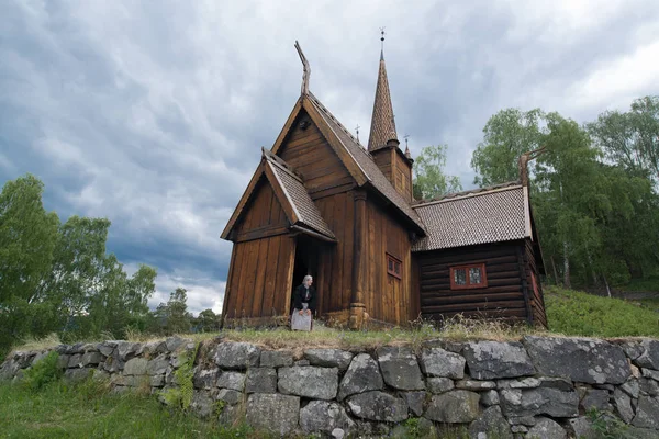 Vieilles Maisons Historiques Elverum Norvège — Photo