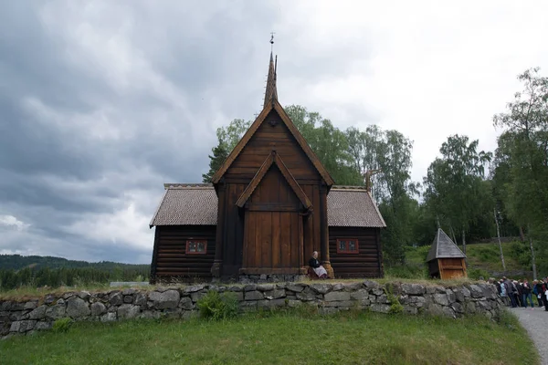 Vieilles Maisons Historiques Elverum Norvège — Photo