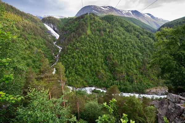 Schöne Natur Der Nähe Der Stadt Hoelsand Norwegen — Stockfoto