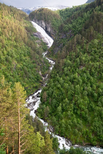 Belle Nature Près Ville Hoelsand Norvège — Photo